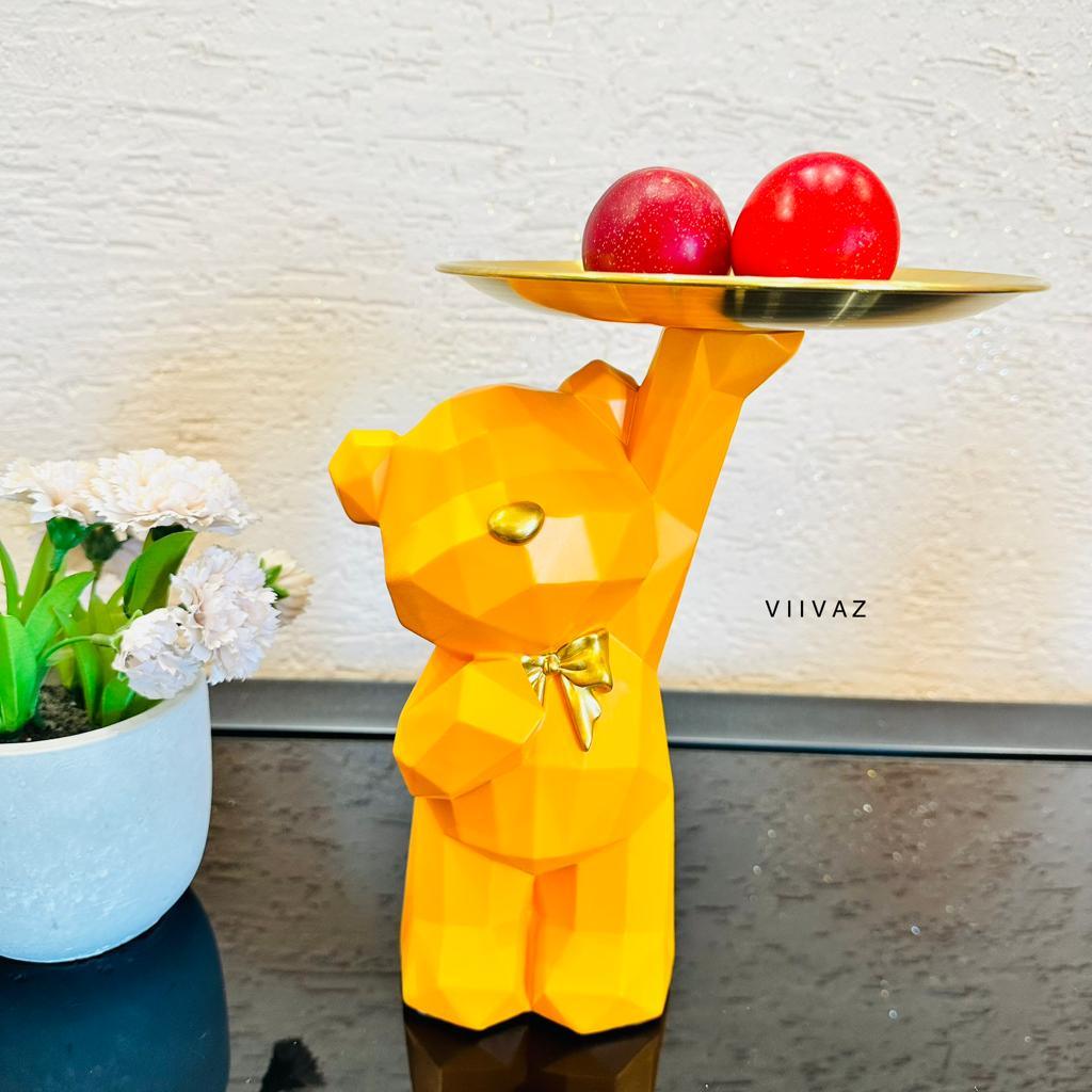 Geometric Standing Teddy Tray Holder