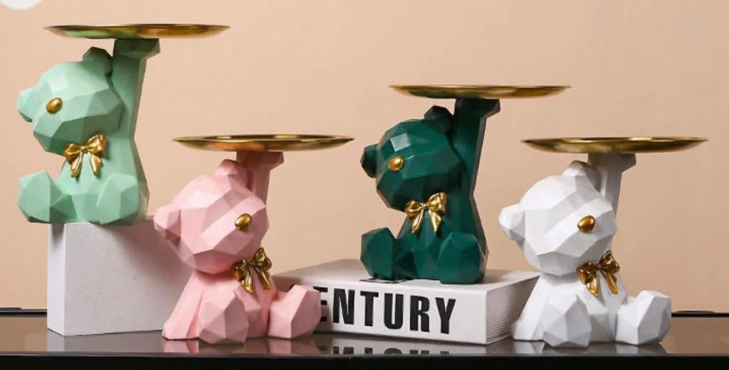 Geometric Teddy Tray Holder