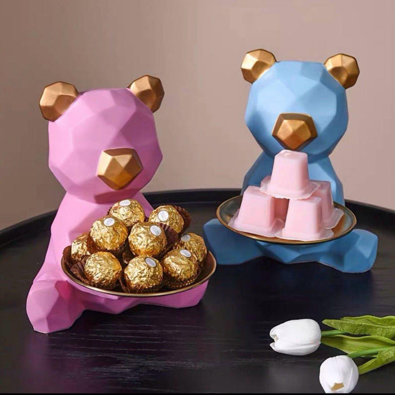 Geometric Teddy Tray Holder