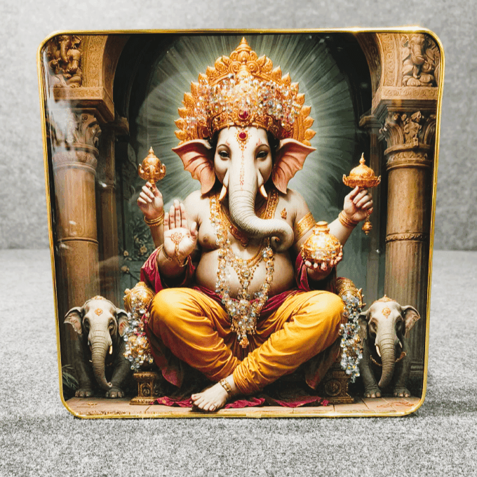 God Idol Wall Painting - Lord Ganesha