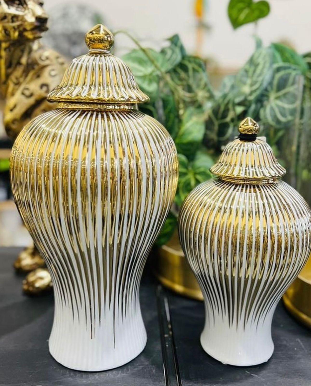 GOLD EDGED GINGER LUXURY JAR