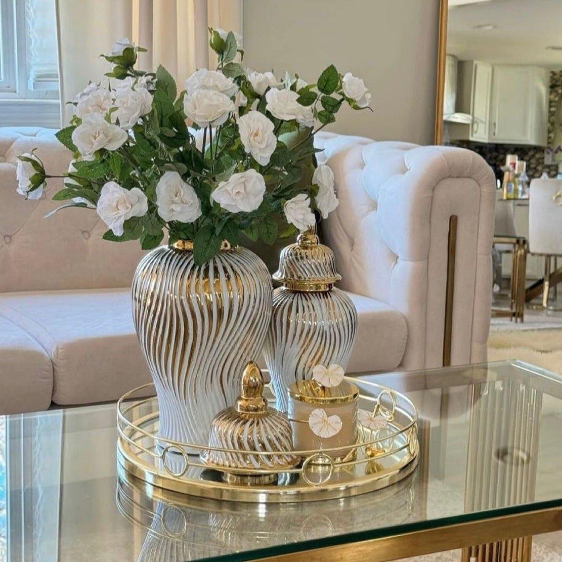 GOLD EDGED GINGER LUXURY JAR