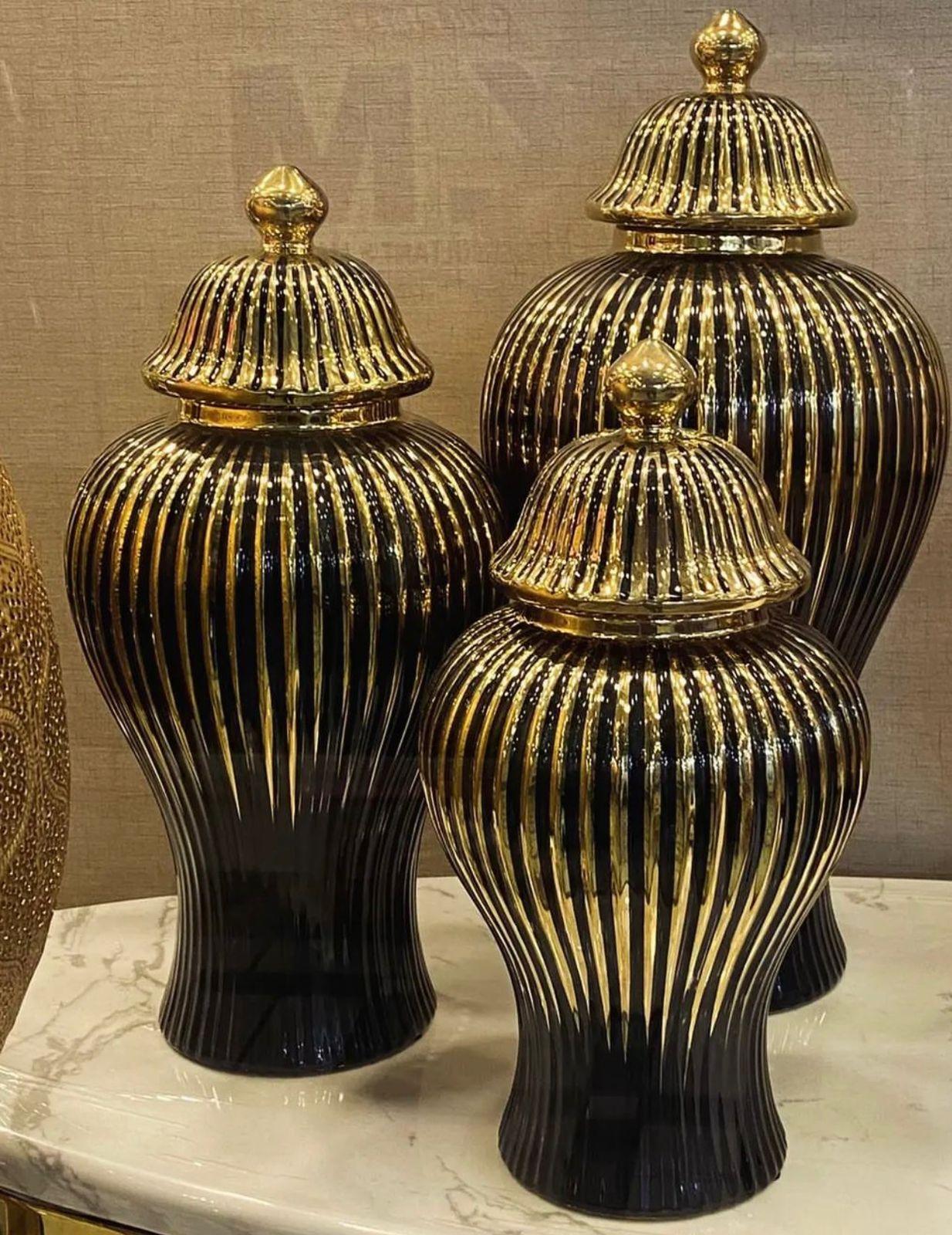 GOLD EDGED GINGER LUXURY JAR