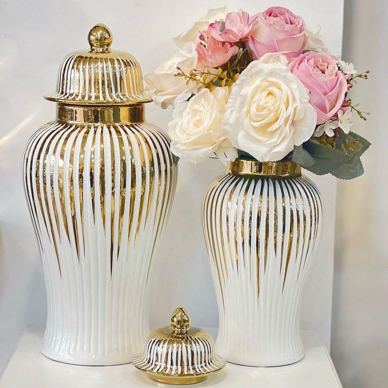 GOLD EDGED GINGER LUXURY JAR