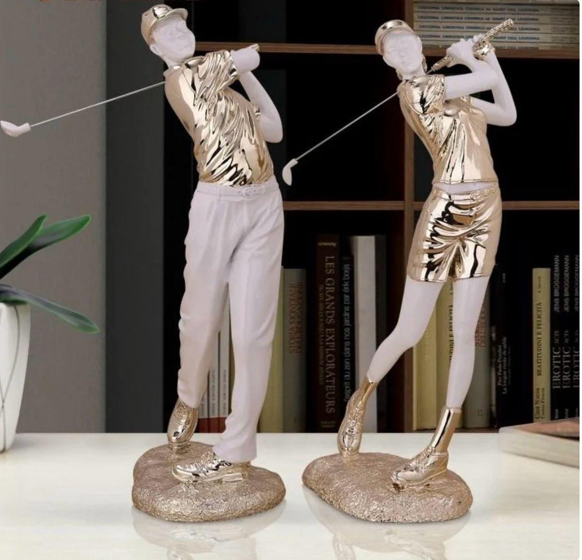Golfer Sculpture