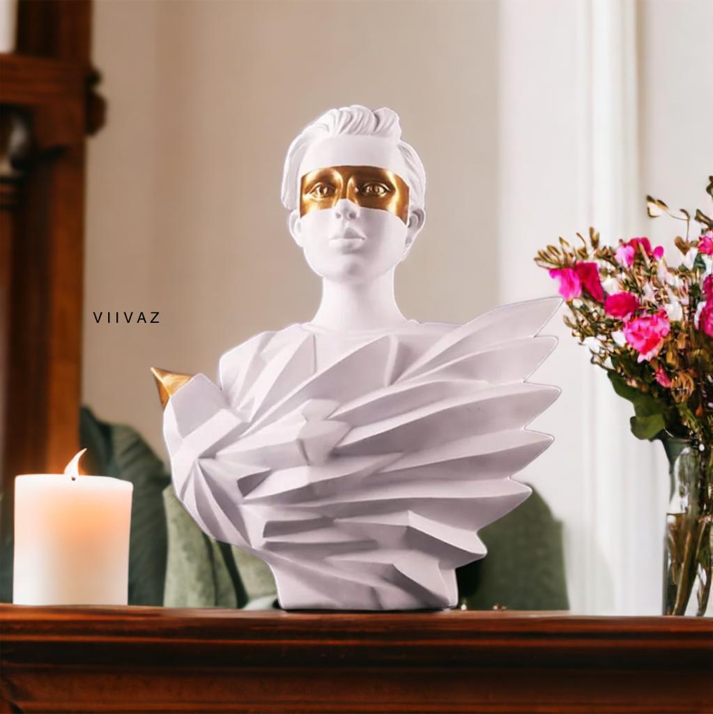 Greek Athena Flying Man Sculpture