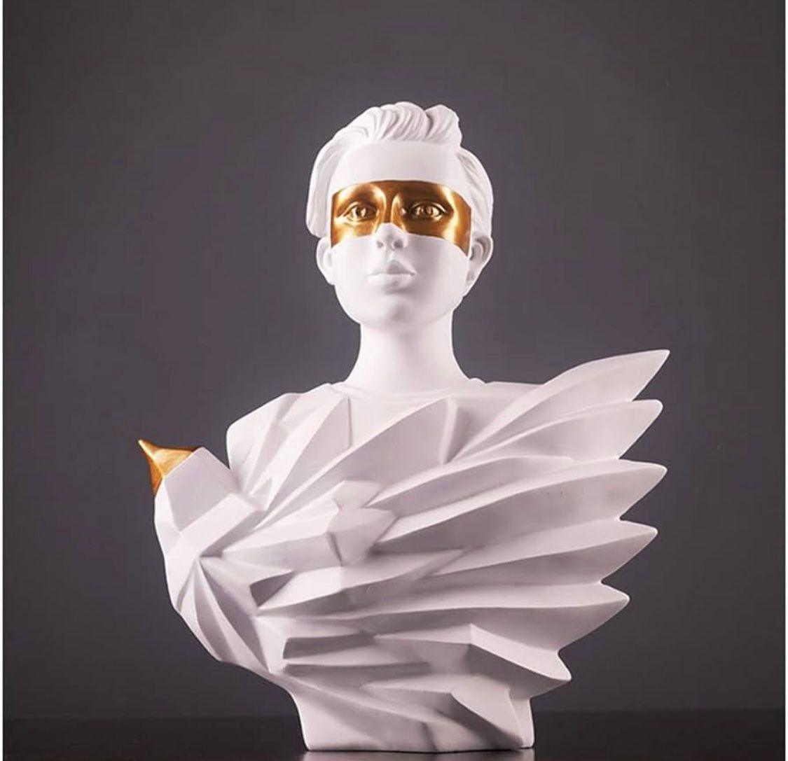 Greek Athena Flying Man Sculpture