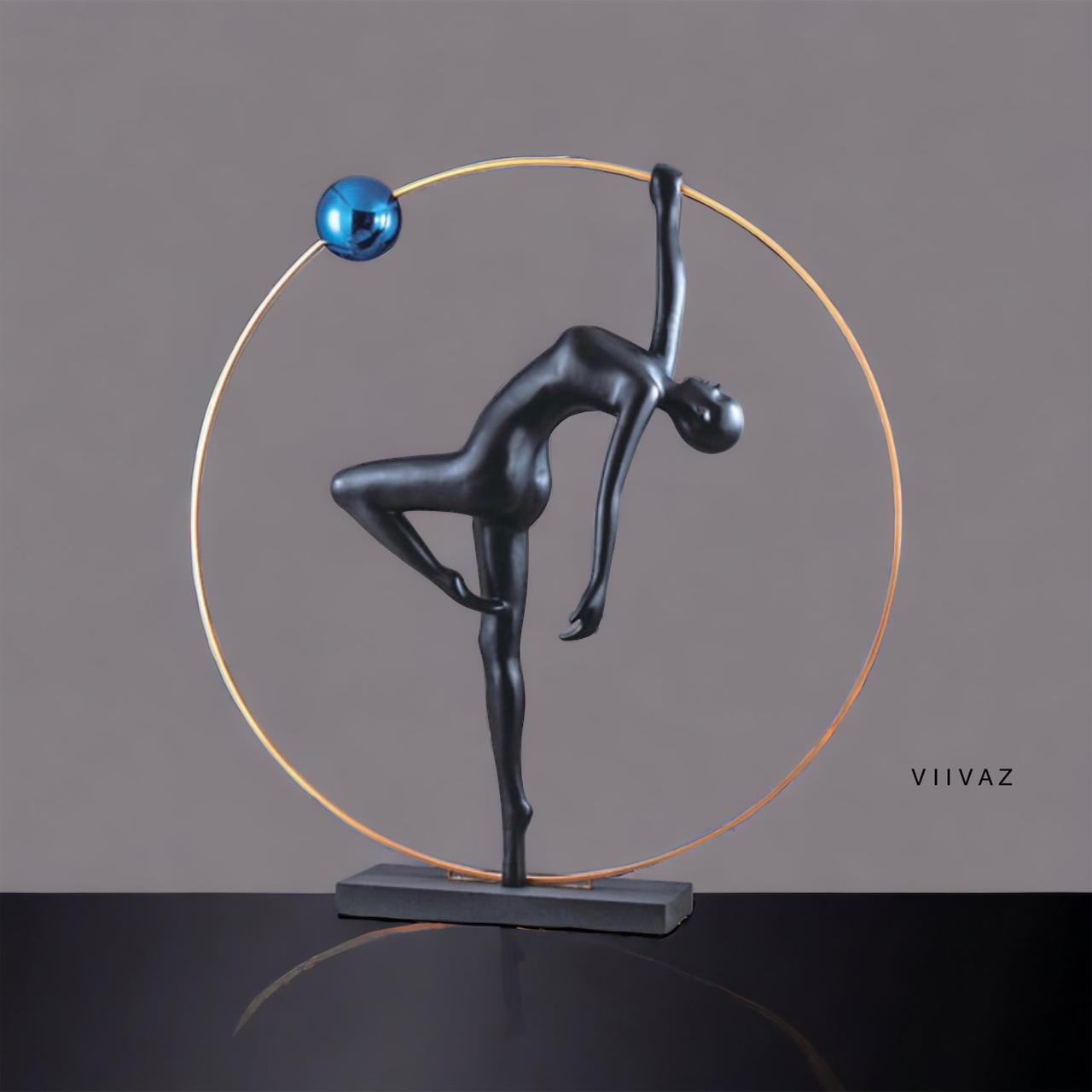 GYMNAST Humanoid Sculpture Floor Lamp