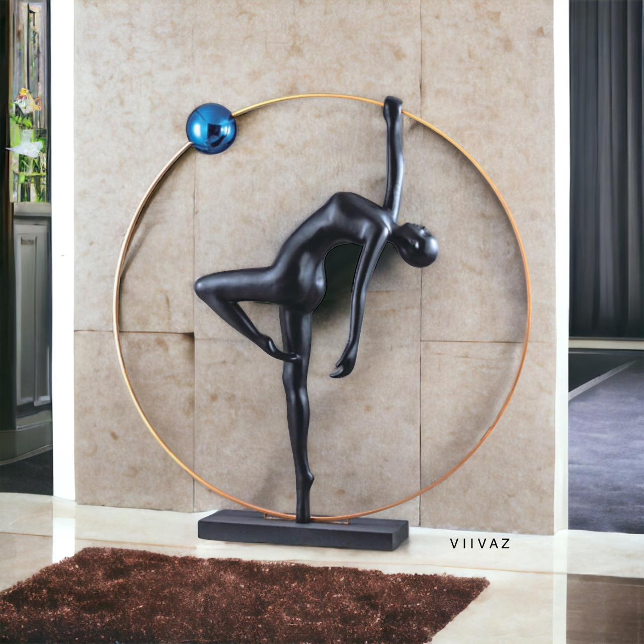 GYMNAST Humanoid Sculpture Floor Lamp