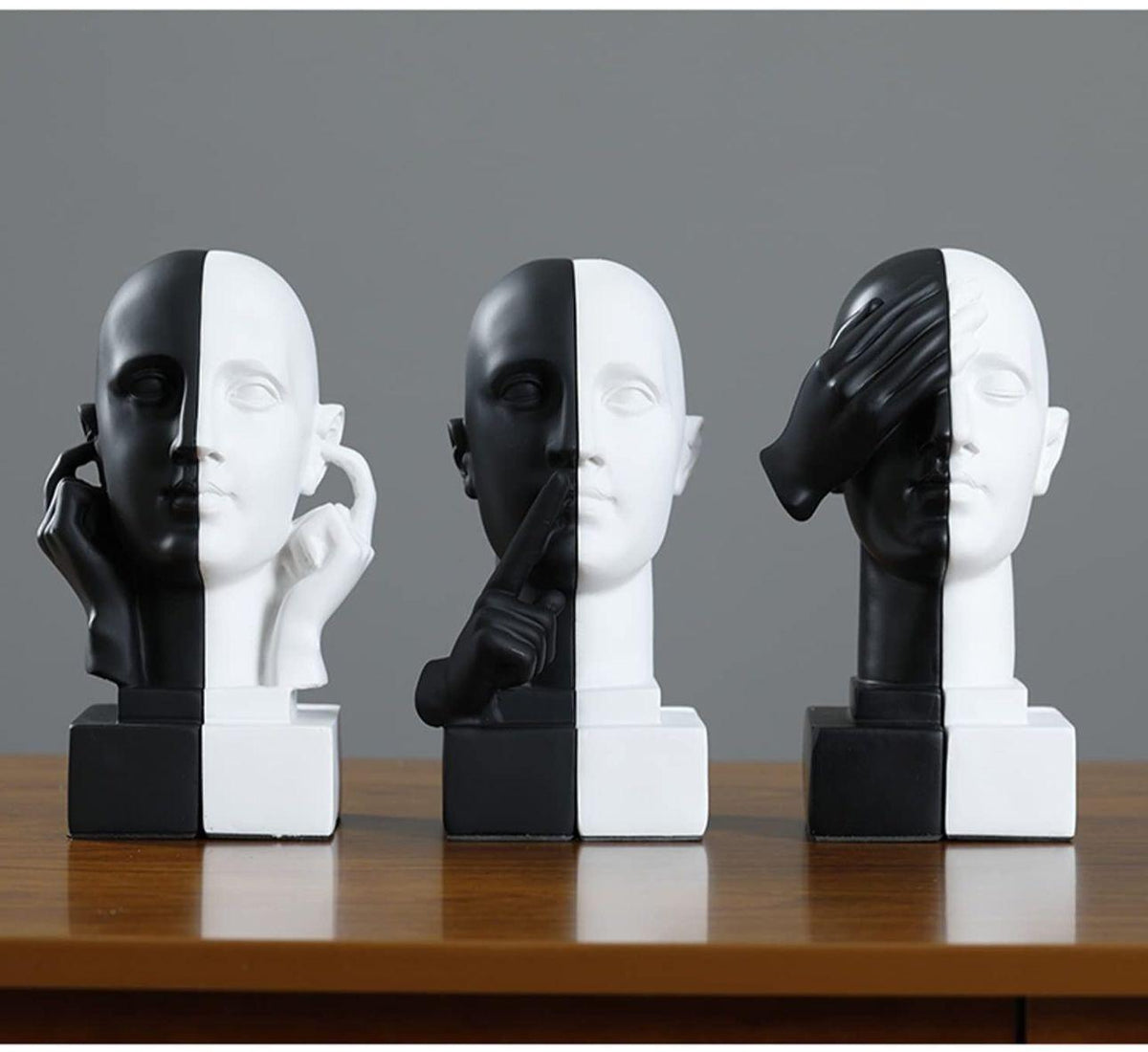 Human Bookends HUMAN FACE BOOKEND – VIIVAZ