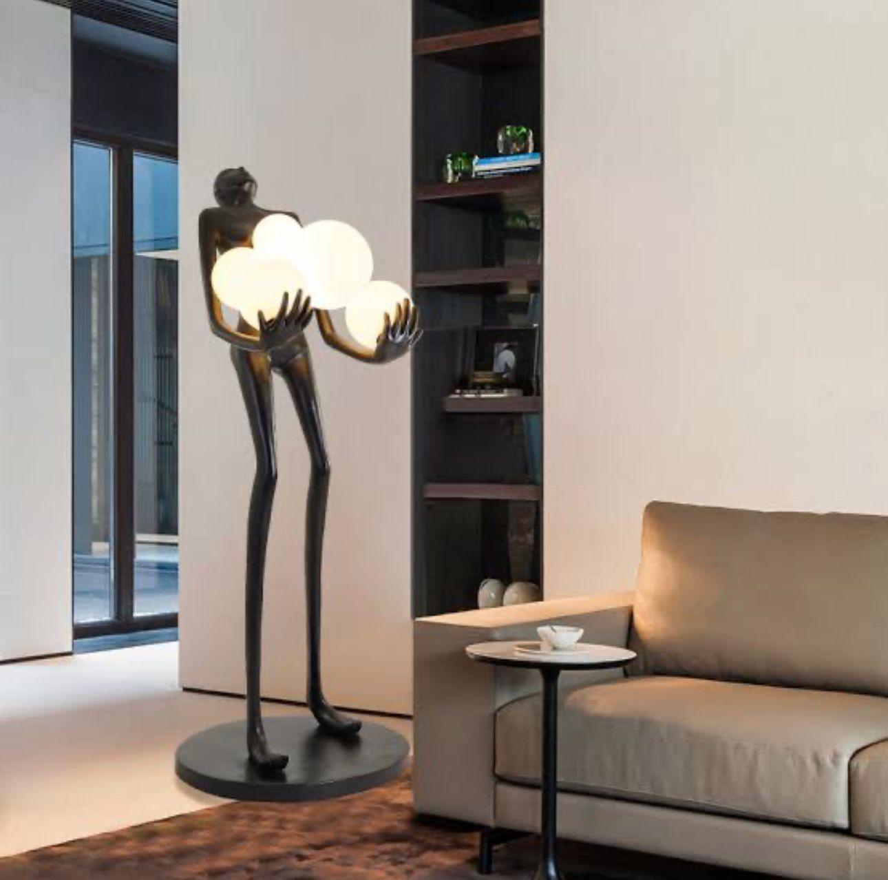 Humanoid Lighting Floor Lamp Back