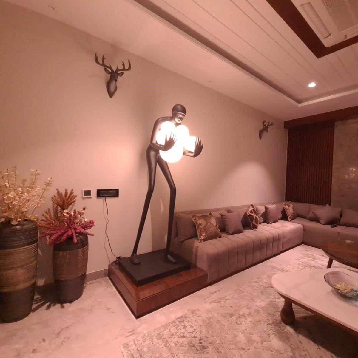 Humanoid Lighting Floor Lamp Front