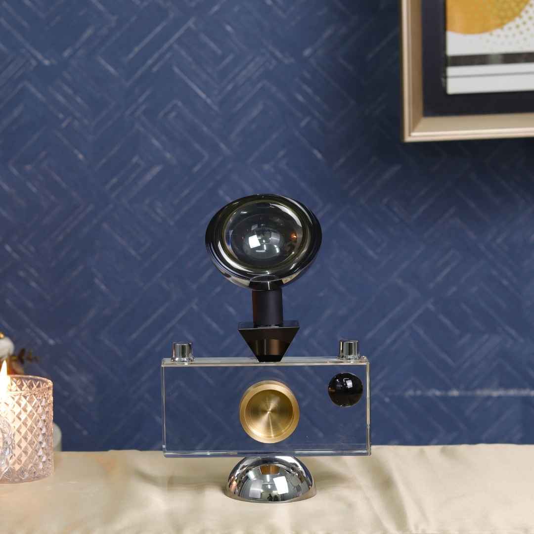 Retro Crystal Camera Showpiece Style 2