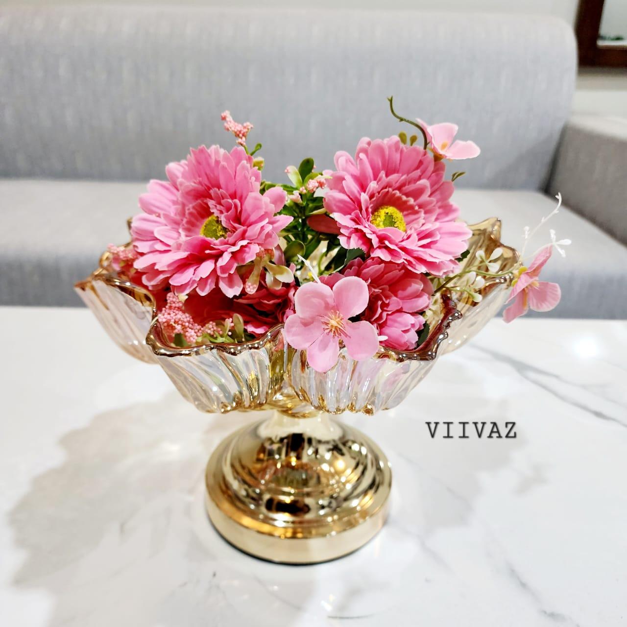 Italian Glass Fruit Bowl