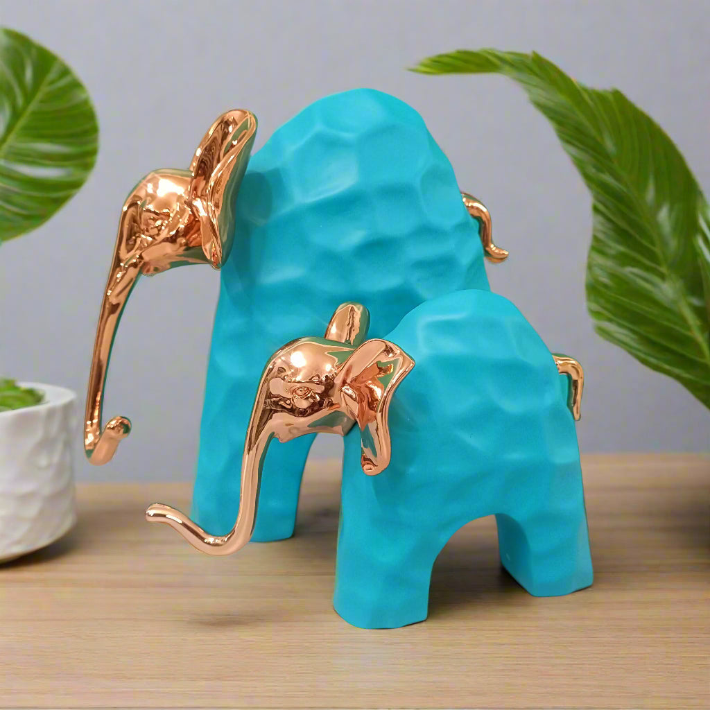 Luxurious Elephant Set of 2 - Symbol of Bond