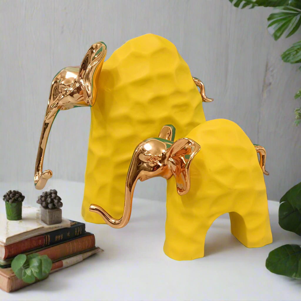 Luxurious Elephant Set of 2 - Symbol of Bond