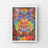 OWL Statement Print - Oil Painted