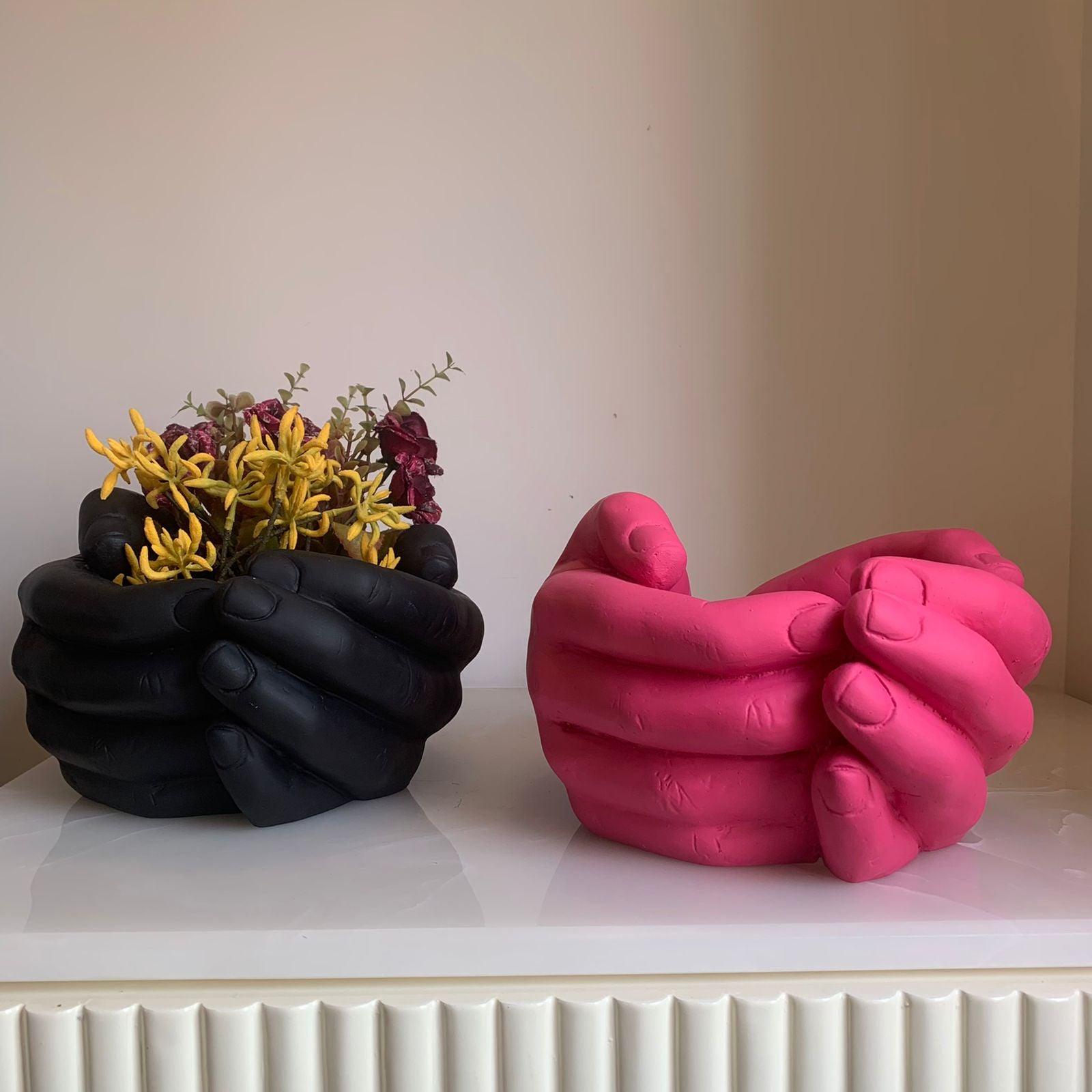 Resin Hand Vases