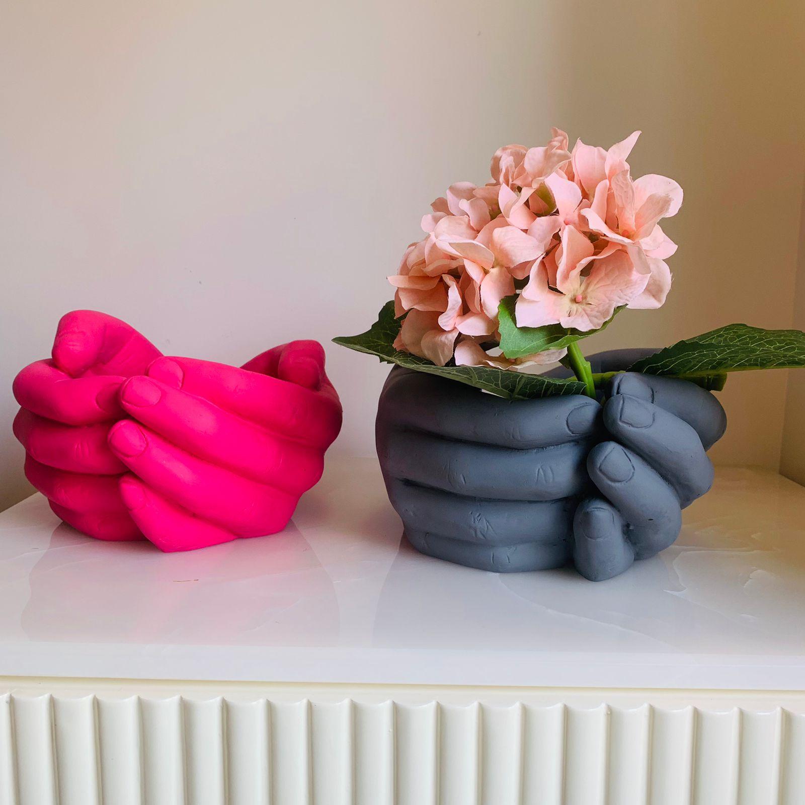 Resin Hand Vases