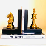 Chess Bookend Metal