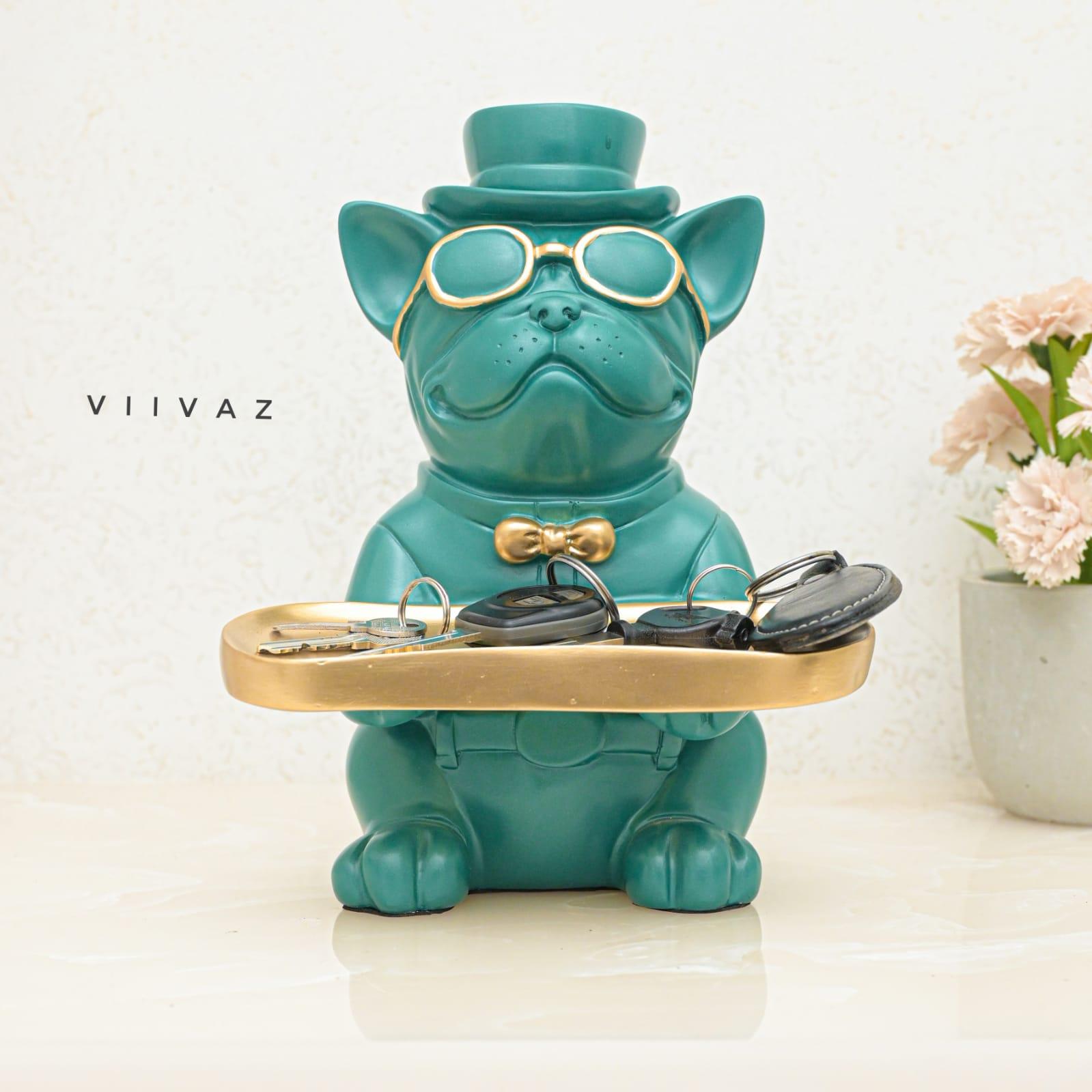 Quirky French Bulldog Tray Holder