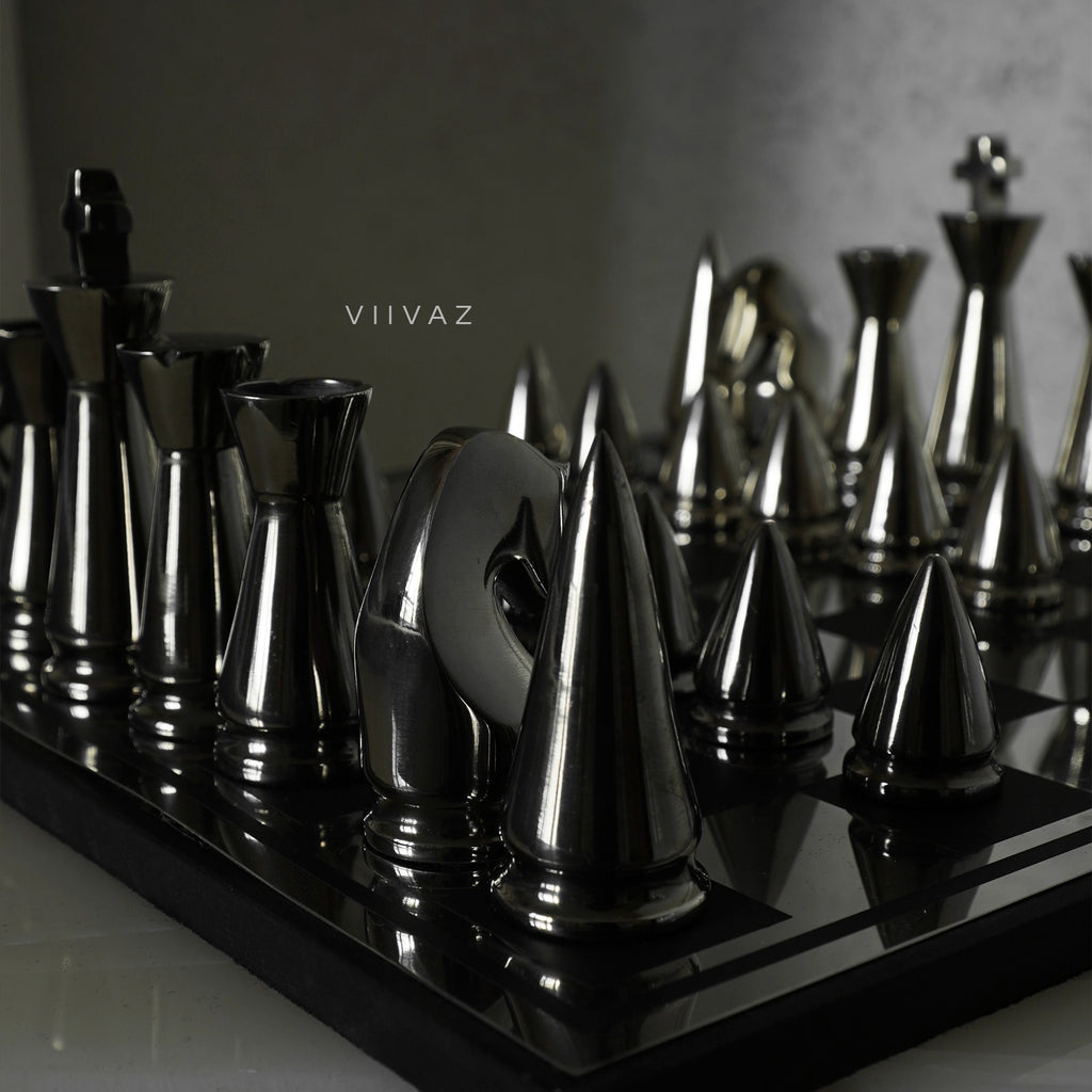 Elegant Metal Chess