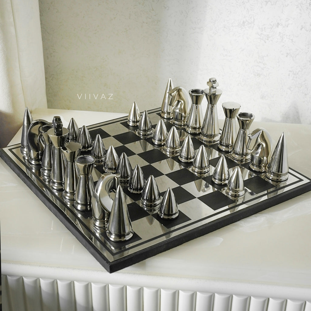 Elegant Metal Chess
