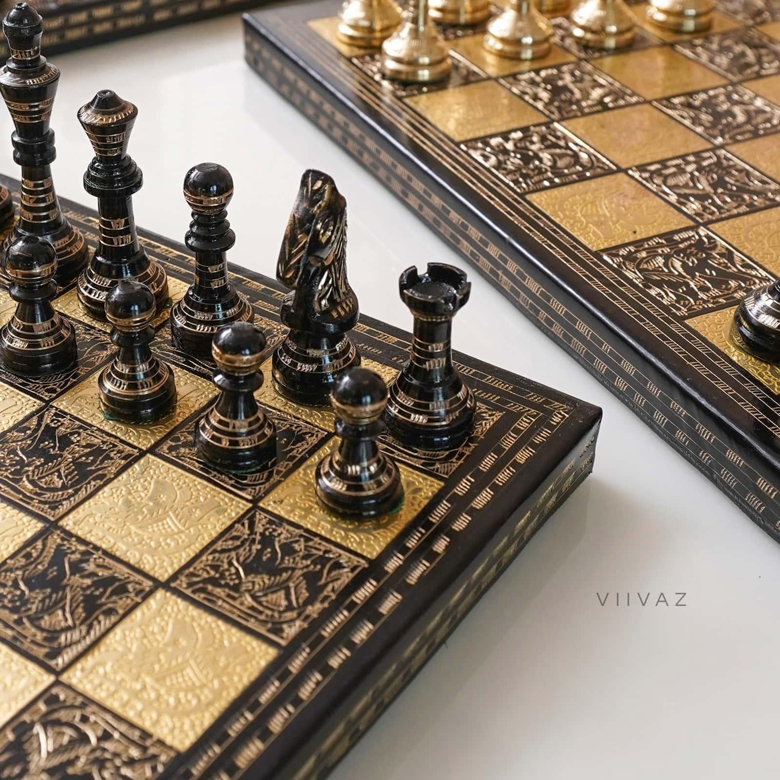 Luxury Brass Chess
