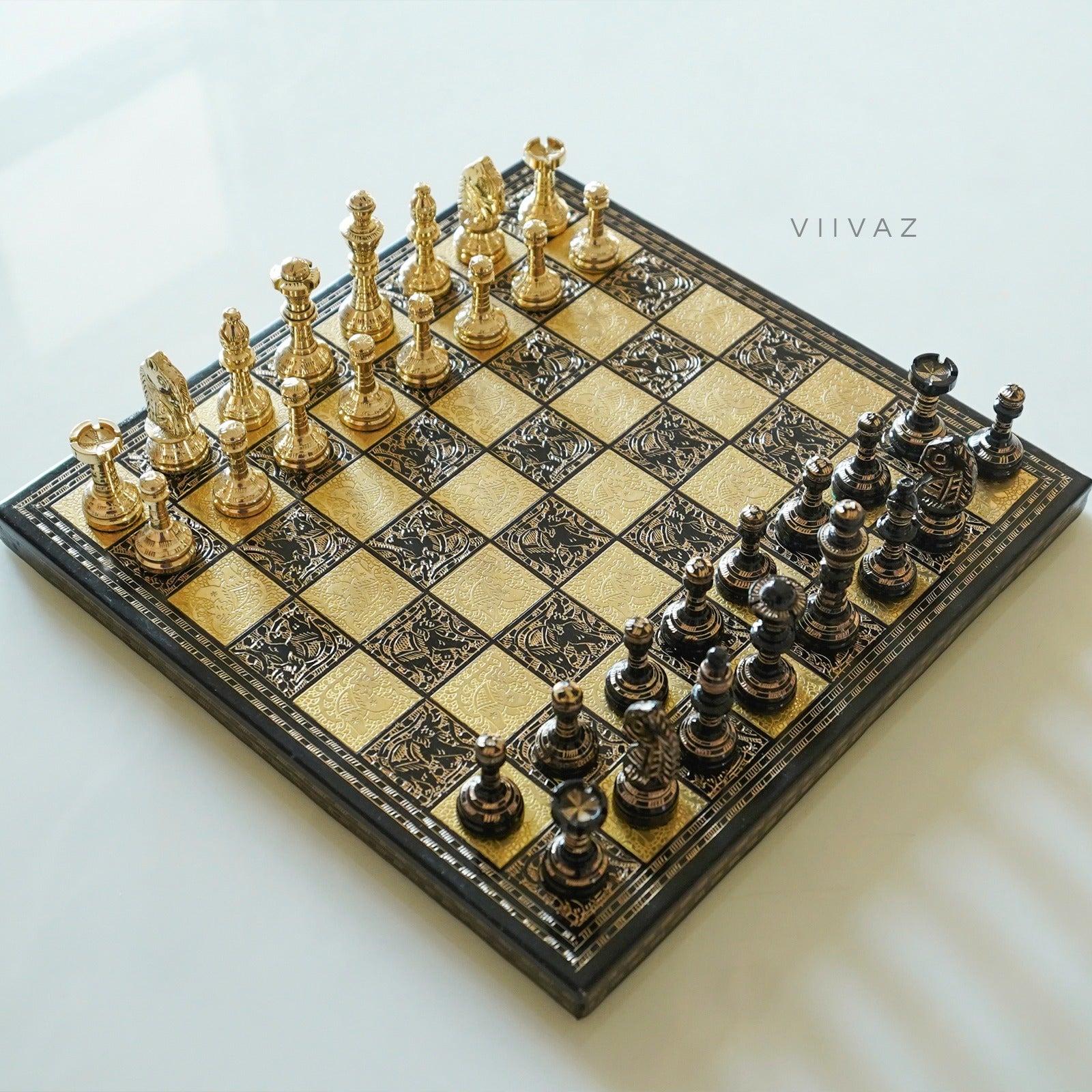 Luxury Brass Chess-VIIVAZ