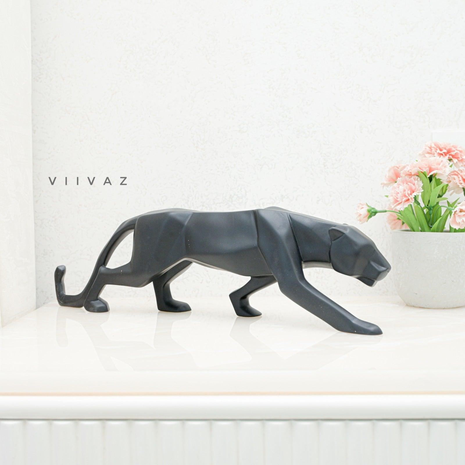 Modern Art Geometric Panther