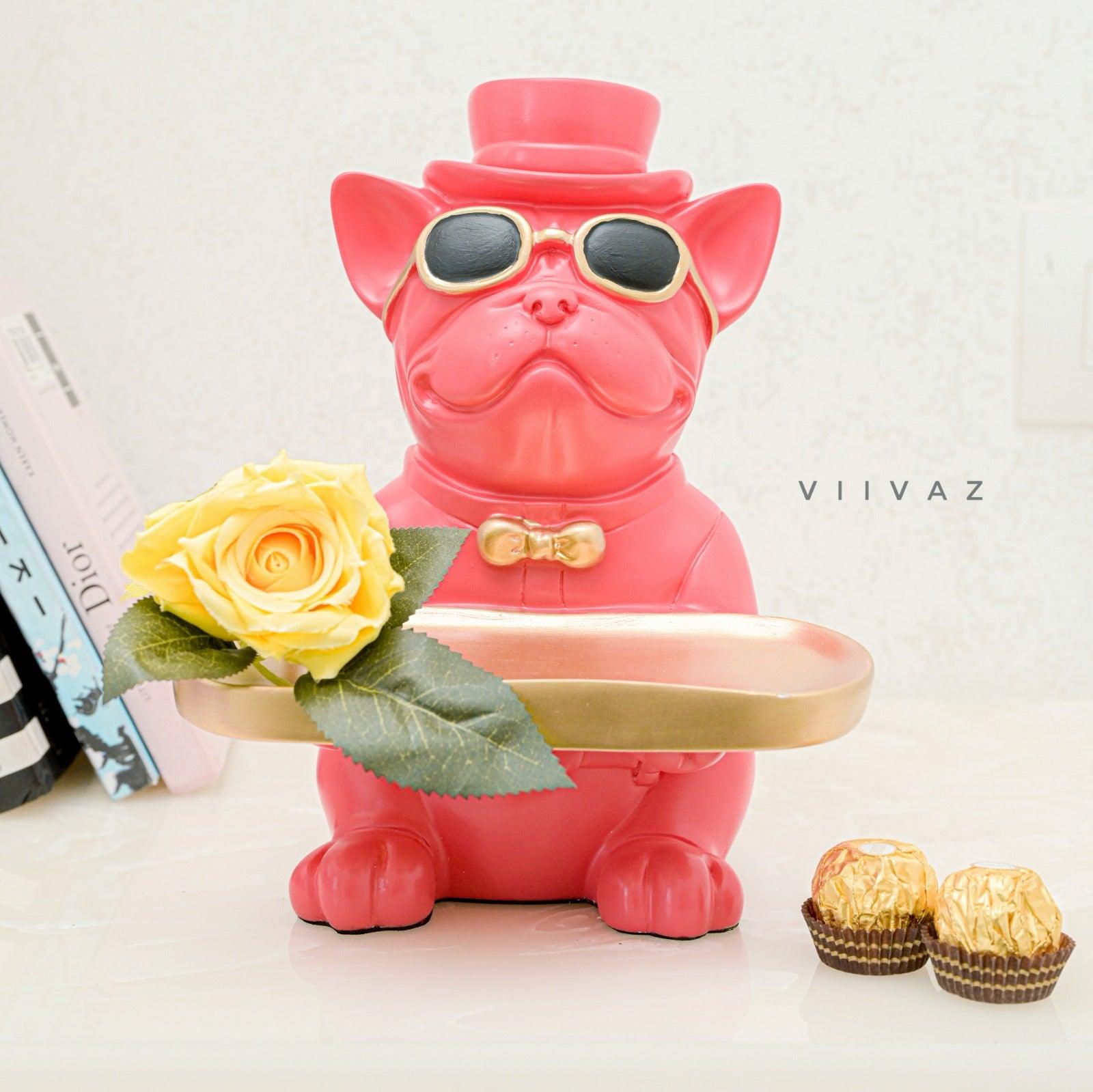 Quirky French Bulldog Tray Holder